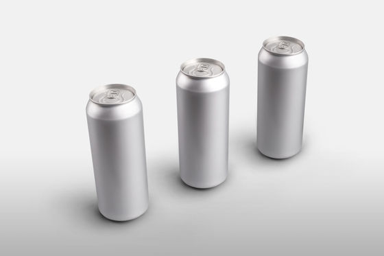 Stubby Slim Sleek Empty Aluminum Beverage Cans Recycling Material 500ml